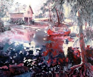 Casa de barco Elvaston e lago de Mary Smith