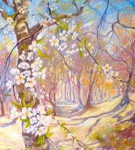 grandes flores na primavera de Mary Smith