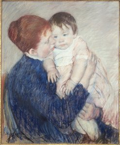 Agatha e o seu filho de Mary Stevenson Cassatt