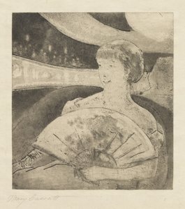 Na caixa da ópera de Mary Cassatt