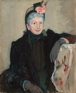 Retrato de uma senhora idosa, c.1887 (óleo sobre tela) de Mary Stevenson Cassatt