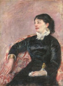 Retrato de uma senhora italiana (óleo sobre tela) de Mary Stevenson Cassatt