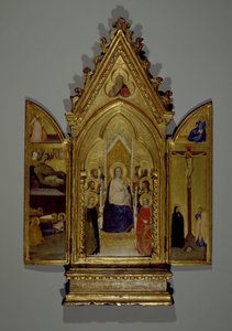 Madonna com Santos e Cenas da Vida de Cristo, retábulo portátil