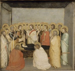 A morte da Virgem, ca 1335