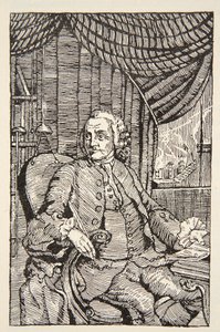 Franklin, cópia por Boris Mestchersky (d.1957) ilustração de "História da nação francesa", Ciências, volumes I e II, por Gabriel Hanotaux (1853-1944), 1924