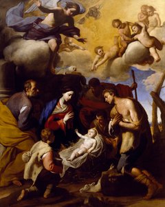 Adoração dos Pastores, de Massimo Stanzione (1585-1656)