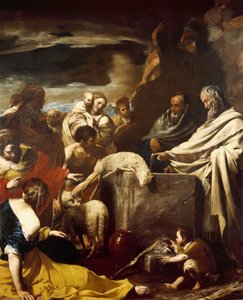 Sacrifício de Moisés (óleo sobre tela)