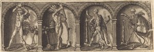 Os vários retratos e figuras VI de Master AD