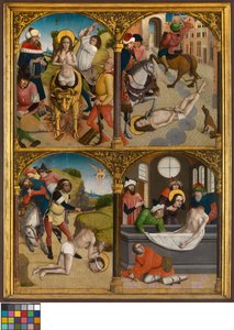 The Legend of St. George, c.1500-10 (óleo sobre painel) de Master Bruges