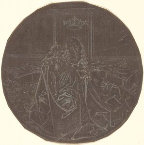 A Madona e o Menino em um Jardim de Master E.S. Facsimile