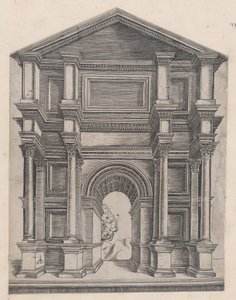 Speculum Romanae Magnificentiae: Arco do Mestre GA com o Caltrop, século XVI, século XVI. de Master GA