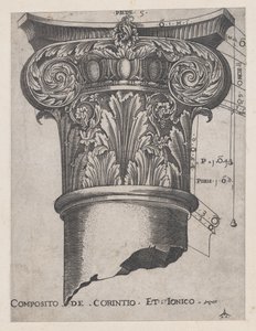 O Espelho Romano da Magnificência: Composto de Coríntio e Jônico, ca. 1537., c. 1537