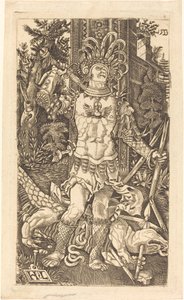 São Jorge em pé de Master H.L.
