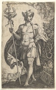 Mercúrio dos deuses que presidem os planetas, 1528.