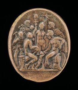 Uma Assembleia de Deuses [ao contrário], segunda metade do século XV. de Master IO.FF.