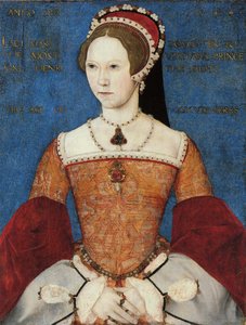 Retrato de Maria I ou Maria Tudor (1516-1558), filha de Henrique VIII, aos 28 anos de idade, 1544 (painel)