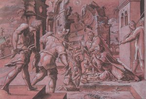 Adoração dos Pastores, 1540-60. de Master Of The Liechtenstein Adoration