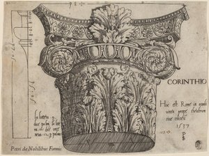 Capital from the Colosseum, Rome