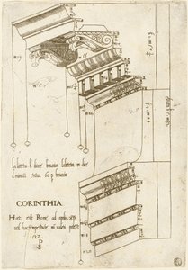 entablamento da Basílica Ulpia, Roma