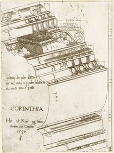 Entablatura do Templo de Vespasiano, Roma