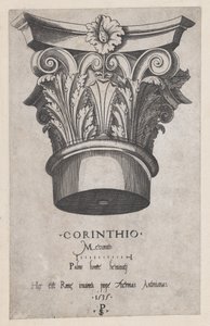 Speculum Romanae Magnificentiae: Capital de Corinto, 1535., 1535.