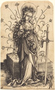 Santa Catarina de Master PW of Cologne
