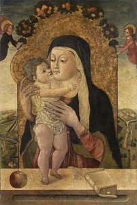 Virgem e Criança, c.1470-1500 de Master P. Petrus