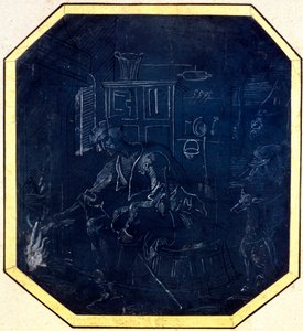 O Filho Pródigo antes do Fogo, início do século XVI. de Master of Antwerp