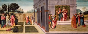 Susanna e os Anciões no Jardim, e o Julgamento de Susanna perante os Anciões de Master of Apollo and Daphne