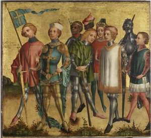 Saint Gereon of Köln com soldados, ca 1460 de Master of Cologne