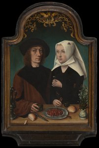 O pintor e a sua mulher de Master of Frankfurt