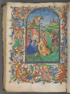 Livro de Horas (Uso de Utrecht): fol. 221v, Adoração dos Magos