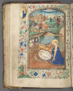 Livro de Horas (Uso de Utrecht): fol. 62v, A Natividade
