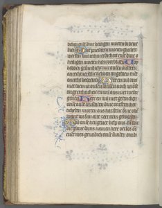 Livro de horas de uso de Utrecht: fol. 174v, Texto, c. 1460-1465.