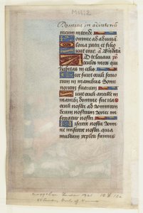 Anunciação aos pastores, de um livro de horas, c.1485