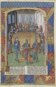 Lancelot du Lac. Rei Arthur e os Cavaleiros da Távola Redonda, 1494.