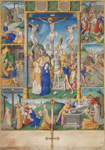 A crucificação com seis histórias de paixão