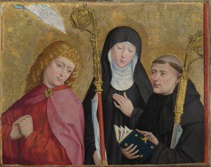Santos João Evangelista, Escolástica e Bento O Retábulo Liesborn, ca. 1470-1480