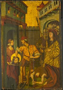 A decapitação de São João Batista de Master of Palanquinos