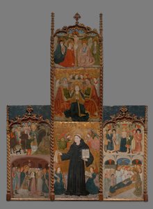 Retable of Saints Athanasius, Blaise, and Agatha, 144045. de Master of Riglos