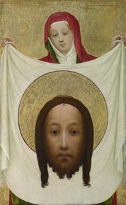 Santa Verônica com o Sudário, c.1420 de Master of Saint Veronica