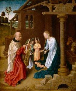 Adoração do Menino Jesus de Master of San Ildefonso
