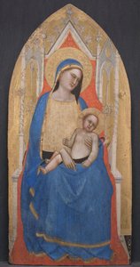 Madonna e criança entronizada, c. 1350. de Master of San Lucchese