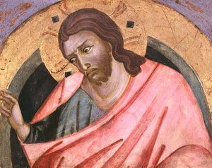 A Bênção de Cristo (óleo sobre painel)