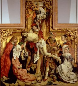 A Descida da Cruz (óleo sobre painel) de Master of St. Bartholemew
