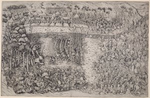 A Batalha de Fornovo de Master of the Battle of Fornovo