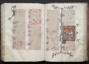O Missal de Gotha: Fol. 108r, A Apresentação no Templo, c. 1375.