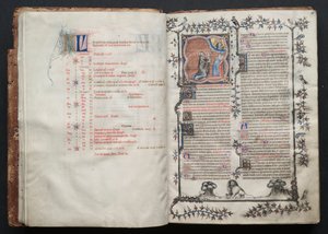 O Missal Gotha: Fol. 10v, Texto , c. 1375. de Master of the Boqueteaux