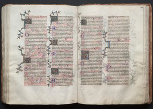 O Missal Gotha: Fol. 121r, Texto, c. 1375. de Master of the Boqueteaux