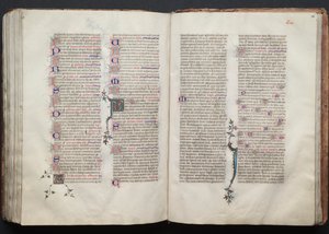 O Missal Gotha: Fol. 135v, Texto, c. 1375. de Master of the Boqueteaux